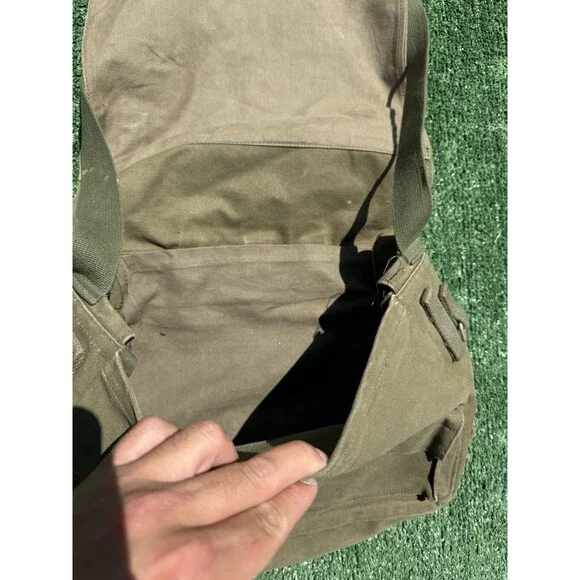 West German Combat Pack Large Musette Bag Bundeswehr Distressed 1961 Original